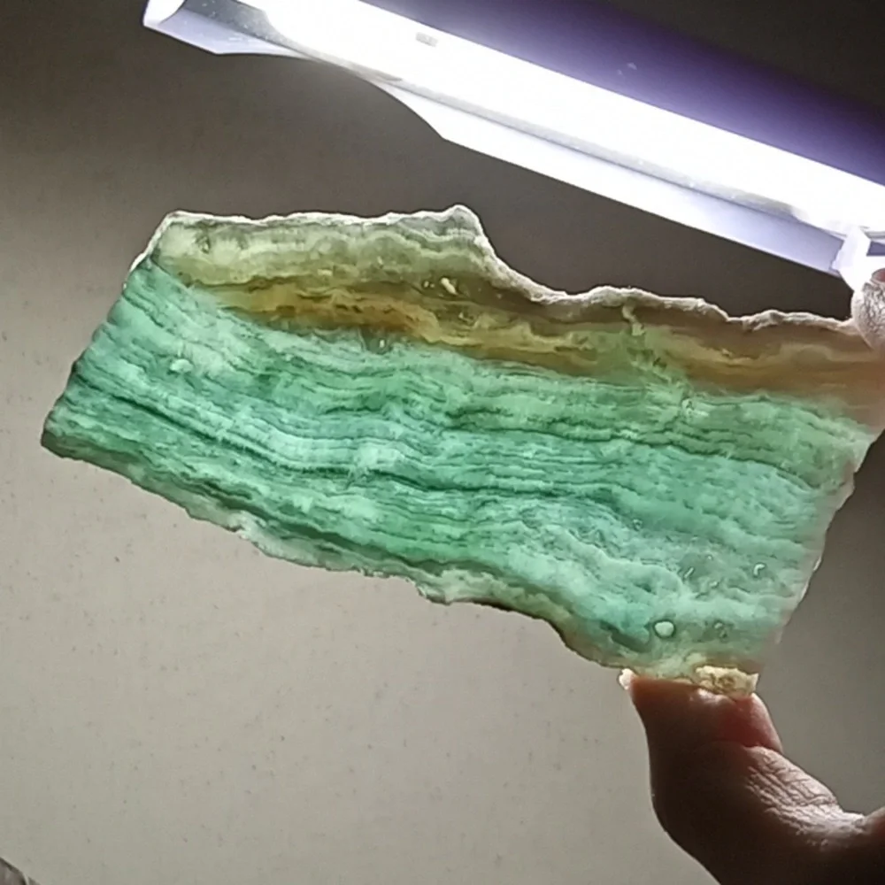 Caribbean calcite slab CLARITY change MEMORY